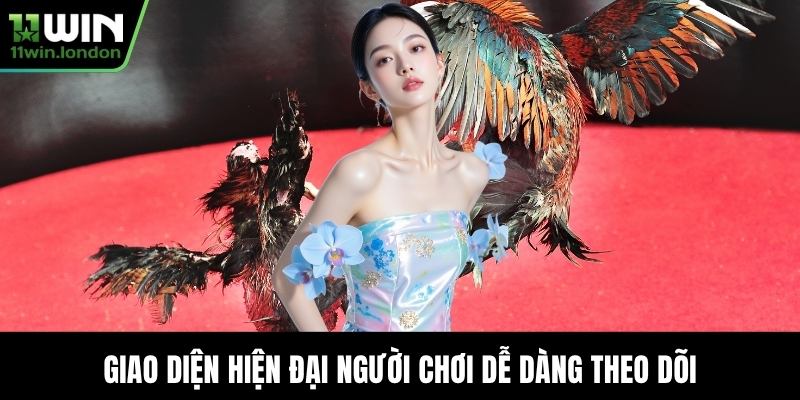 Giao diện hiện đại người chơi dễ dàng theo dõi