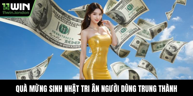 Quà mừng sinh nhật tri ân người dùng trung thành